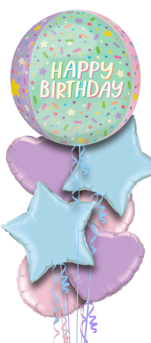 Birthday Sprinkles Orbz Balloon