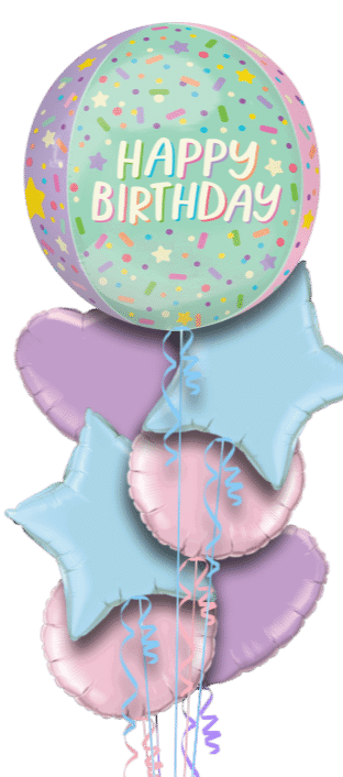 Birthday Sprinkles Orbz Balloon