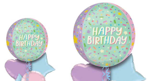 Birthday Sprinkles Orbz Balloon