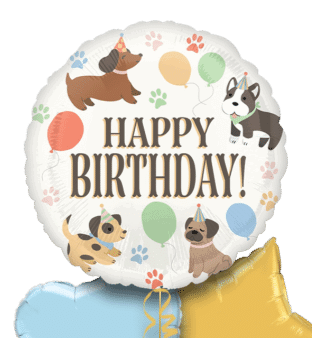 Jumbo Puppy Birthday Balloon