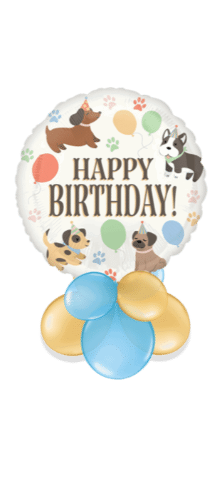 Jumbo Puppy Birthday Balloon