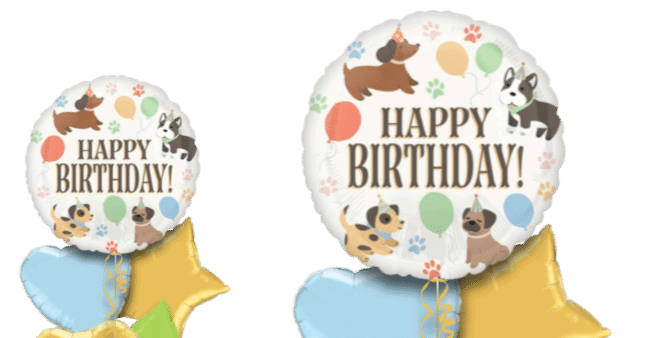 Jumbo Puppy Birthday Balloon