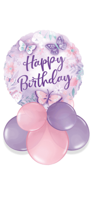 Birthday Butterflies Balloon
