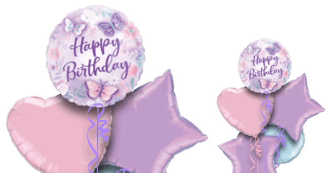 Birthday Butterflies Balloon