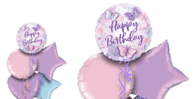 Birthday Butterflies Balloon