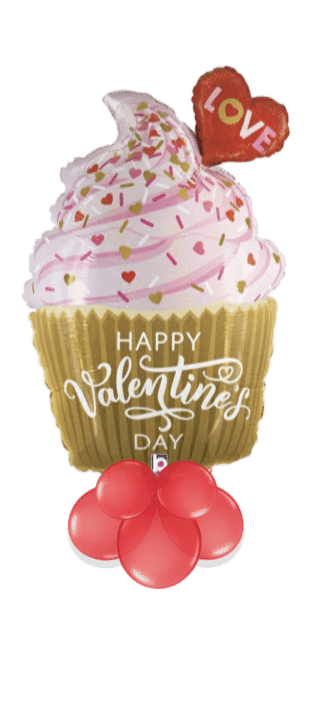 Valentines Cupcake Balloon