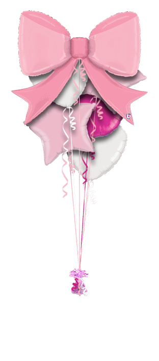 Mothers Day Pink Bow Balloon
