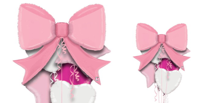 Mothers Day Pink Bow Balloon