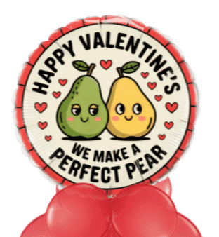 Valentine's Perfect Pear Balloon