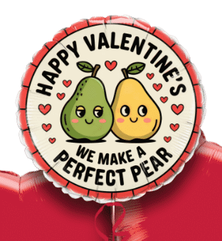 Valentine's Perfect Pear Balloon