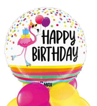 Flamingo Fun Birthday Balloon