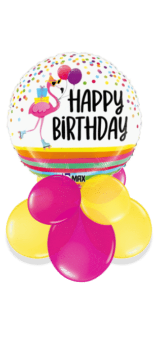 Flamingo Fun Birthday Balloon