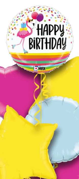Flamingo Fun Birthday Balloon