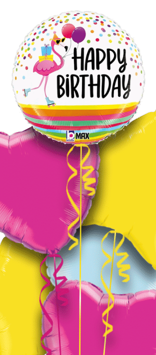 Flamingo Fun Birthday Balloon