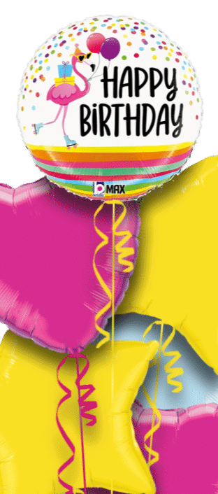 Flamingo Fun Birthday Balloon