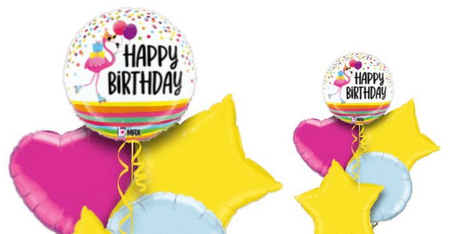 Flamingo Fun Birthday Balloon