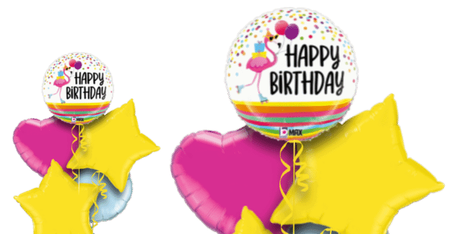 Flamingo Fun Birthday Balloon