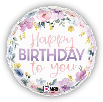 Birthday Pastel Flowers