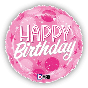 Pink Dots Bright Birthday