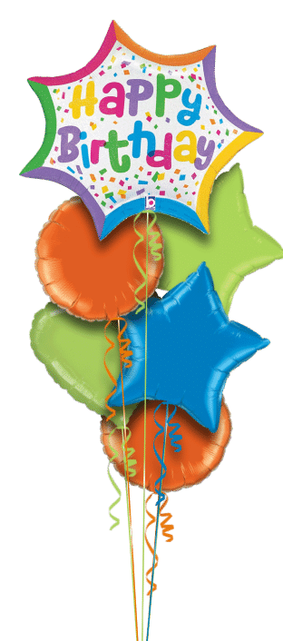 Birthday Colour Explosion Balloon