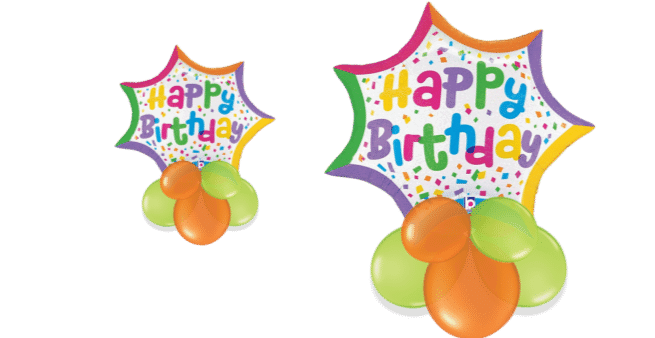 Birthday Colour Explosion Balloon