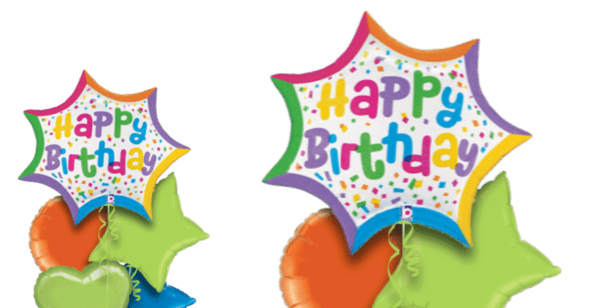 Birthday Colour Explosion Balloon