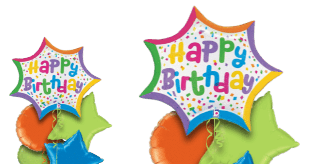 Birthday Colour Explosion Balloon