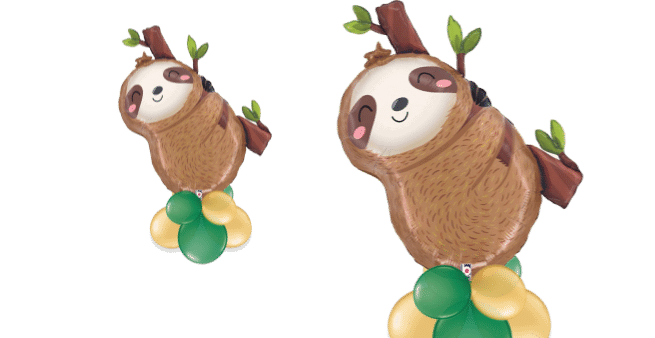 Happy Sloth Balloon