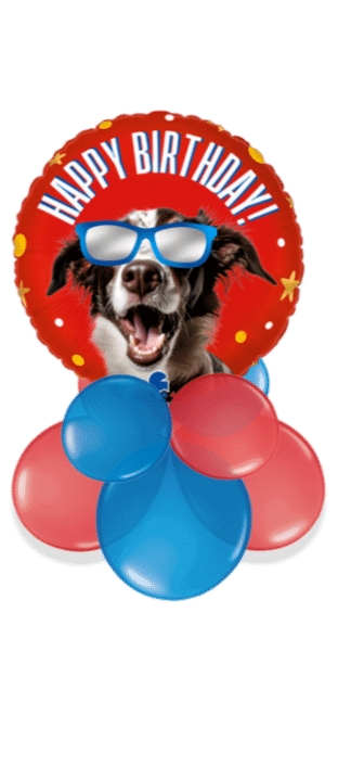 Doggy Shades Birthday Balloon