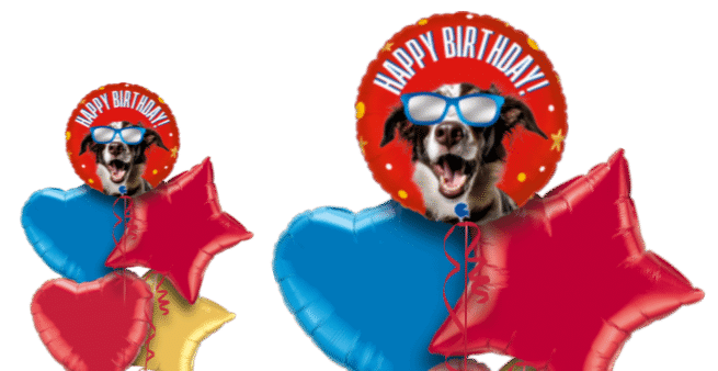 Doggy Shades Birthday Balloon