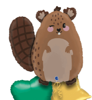 Winking Beaver Balloon