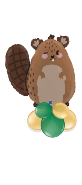 Winking Beaver Balloon