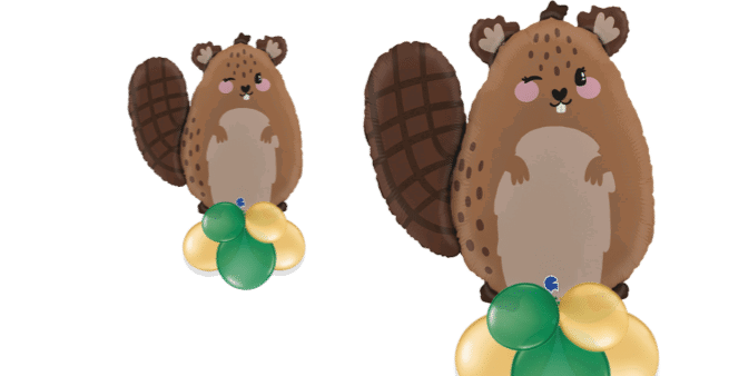 Winking Beaver Balloon