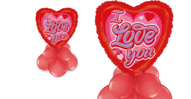 Love You Heart Balloon