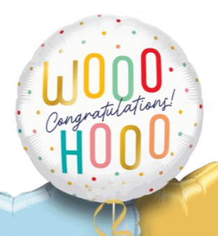 Wooo Hooo Congratulations Balloon