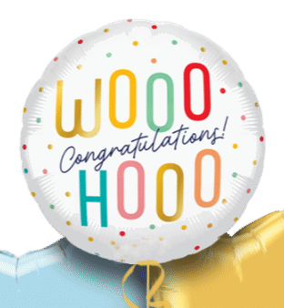 Wooo Hooo Congratulations Balloon