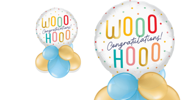 Wooo Hooo Congratulations Balloon