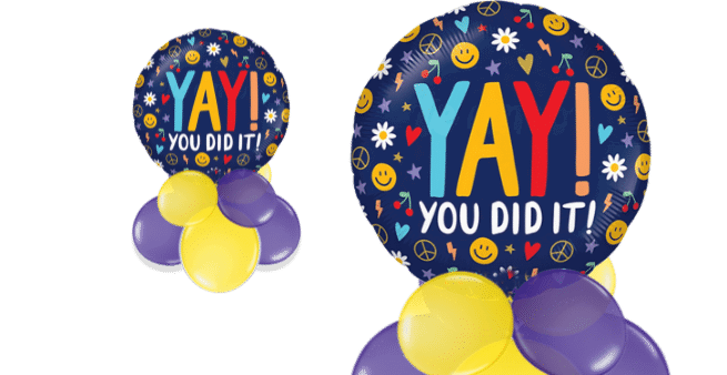 Yay You Did It Balloon