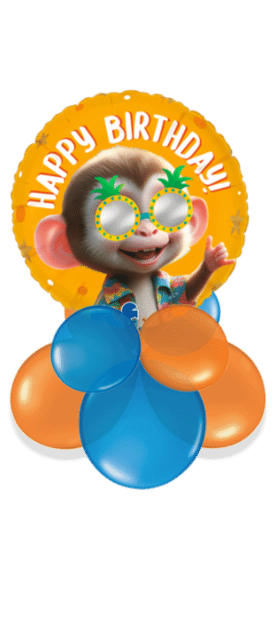 Cool Baby Monkey Birthday Balloon
