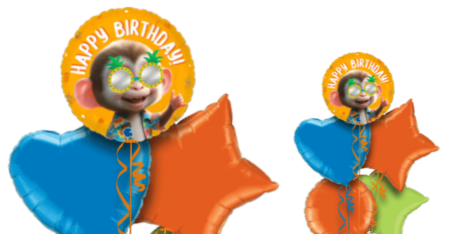 Cool Baby Monkey Birthday Balloon