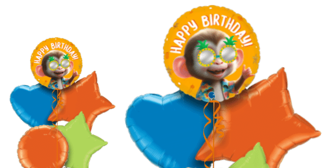 Cool Baby Monkey Birthday Balloon
