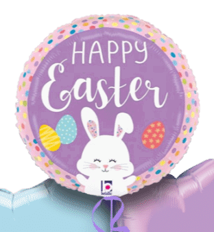 Easter Bunny and Eggs Balloon