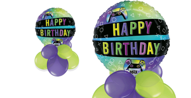 Birthday Gamer Balloon