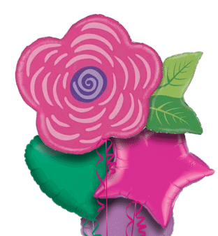 Pink Flower Balloon