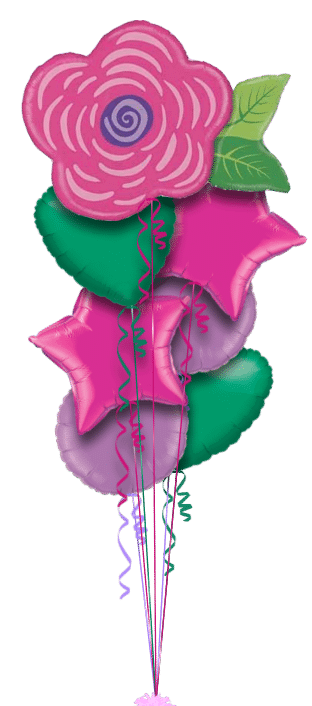 Pink Flower Balloon