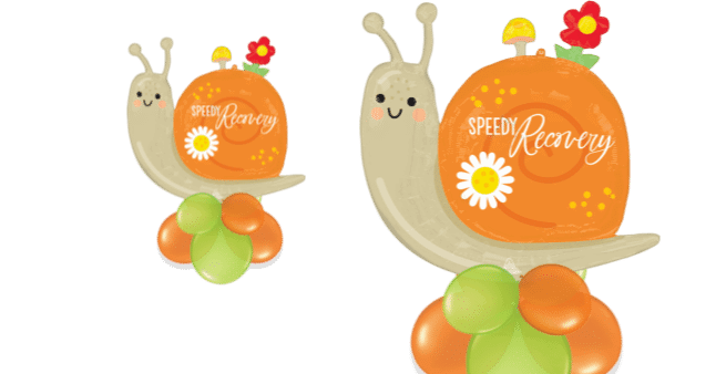 Speedy Recovery Snail Balloon