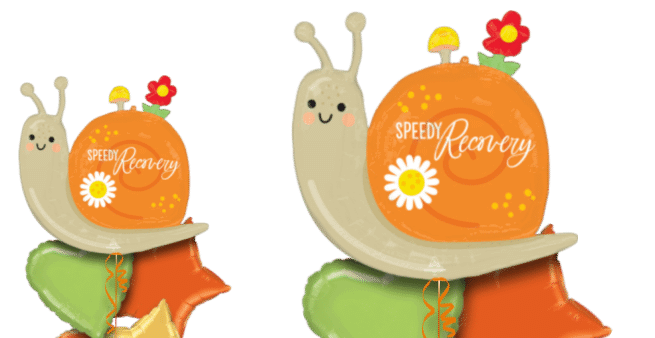Speedy Recovery Snail Balloon