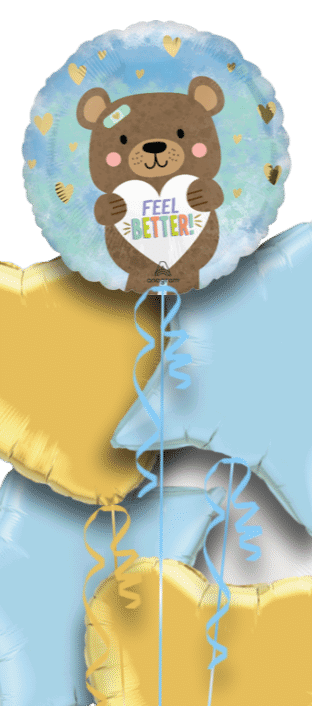 Fell Better Soon Bear Balloon