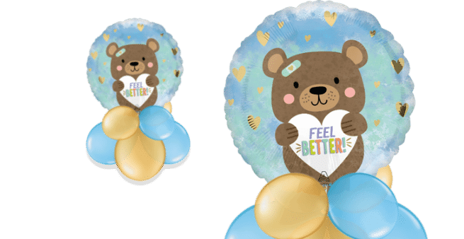 Fell Better Soon Bear Balloon