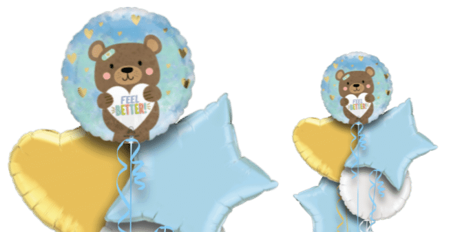 Fell Better Soon Bear Balloon